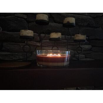 Spiced Blackberry Loď ( kořeněné ostružiny ) - Vonná svíčka